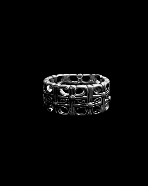 Anillo Cruz Estilo Chrome Hearts - Imagen 2