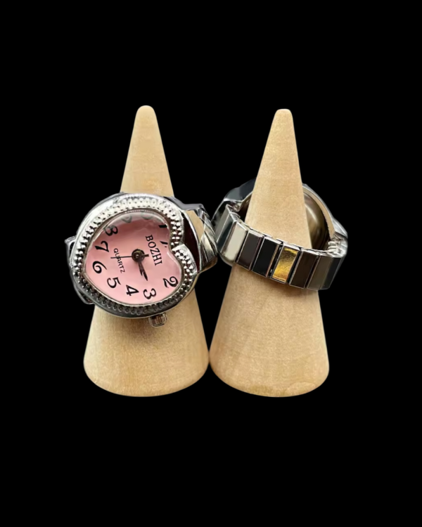 Reloj magico corazon rosado - Imagen 2