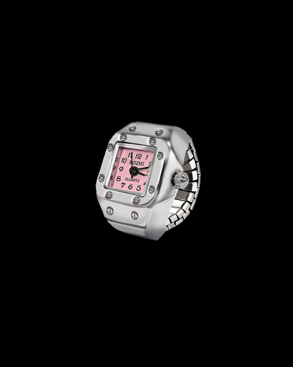 Reloj magico estilo cartier rosado