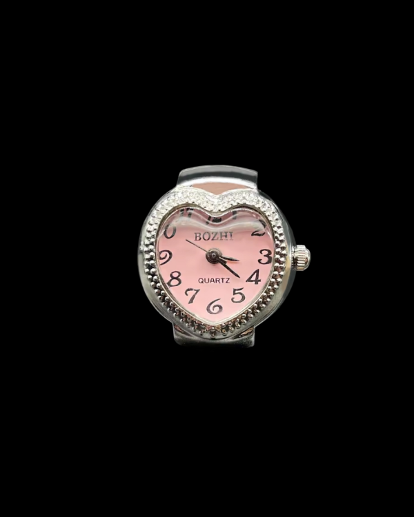 Reloj magico corazon rosado