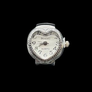 reloj magico corazon blanco