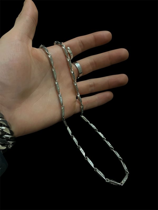 CADENA SERPIENTE TALLADA 50CM - Imagen 2