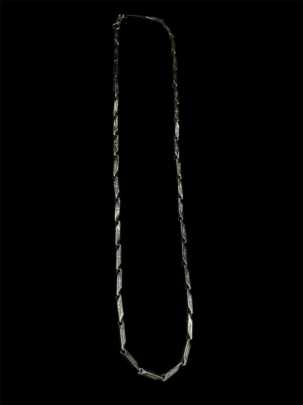 Cadena Cruz tallada 50cm - Imagen 3