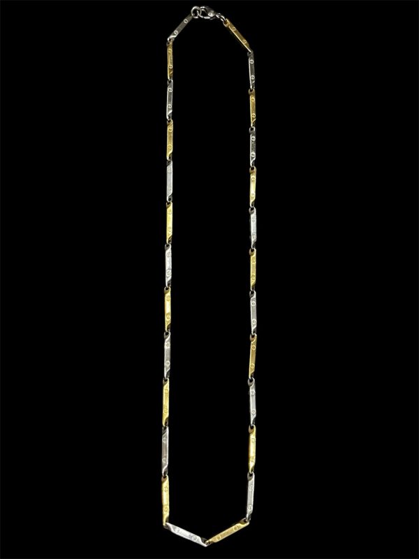 Cadena tallada estilo cartier 50CM - Imagen 3