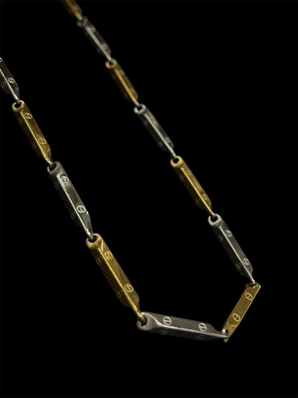 Cadena tallada estilo cartier 50CM