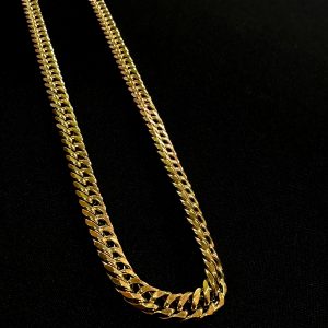 Cubana trenzada Dorada 10MM