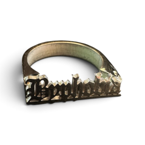 Anillo byphobia gotico